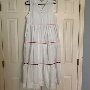 Madewell size L tiered dress